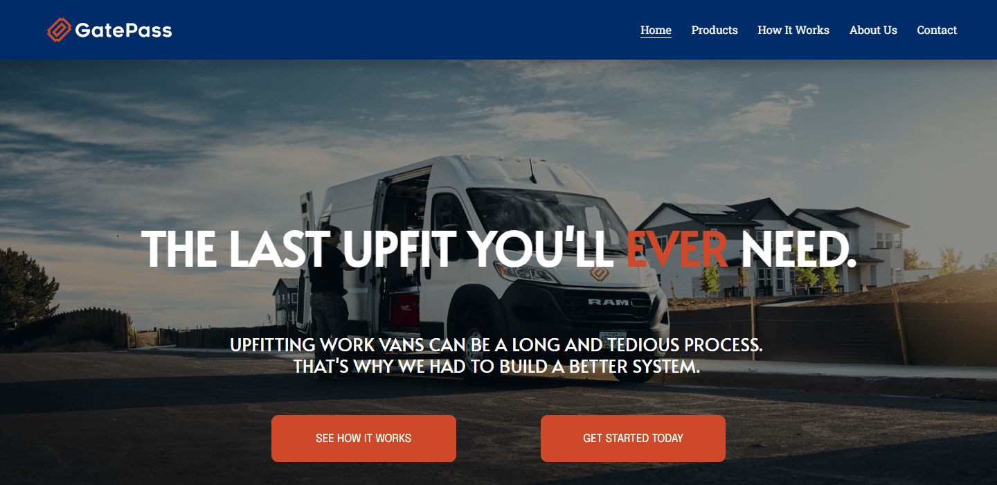 gatepass.co homepage hero