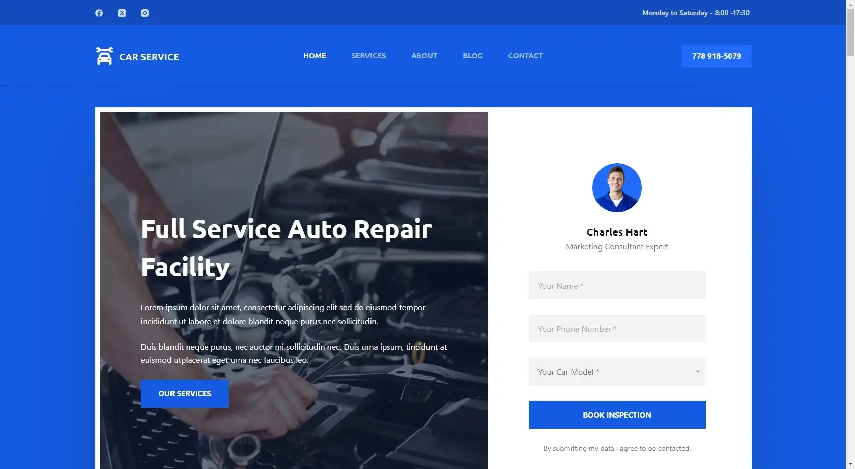 Car - Car Service Website